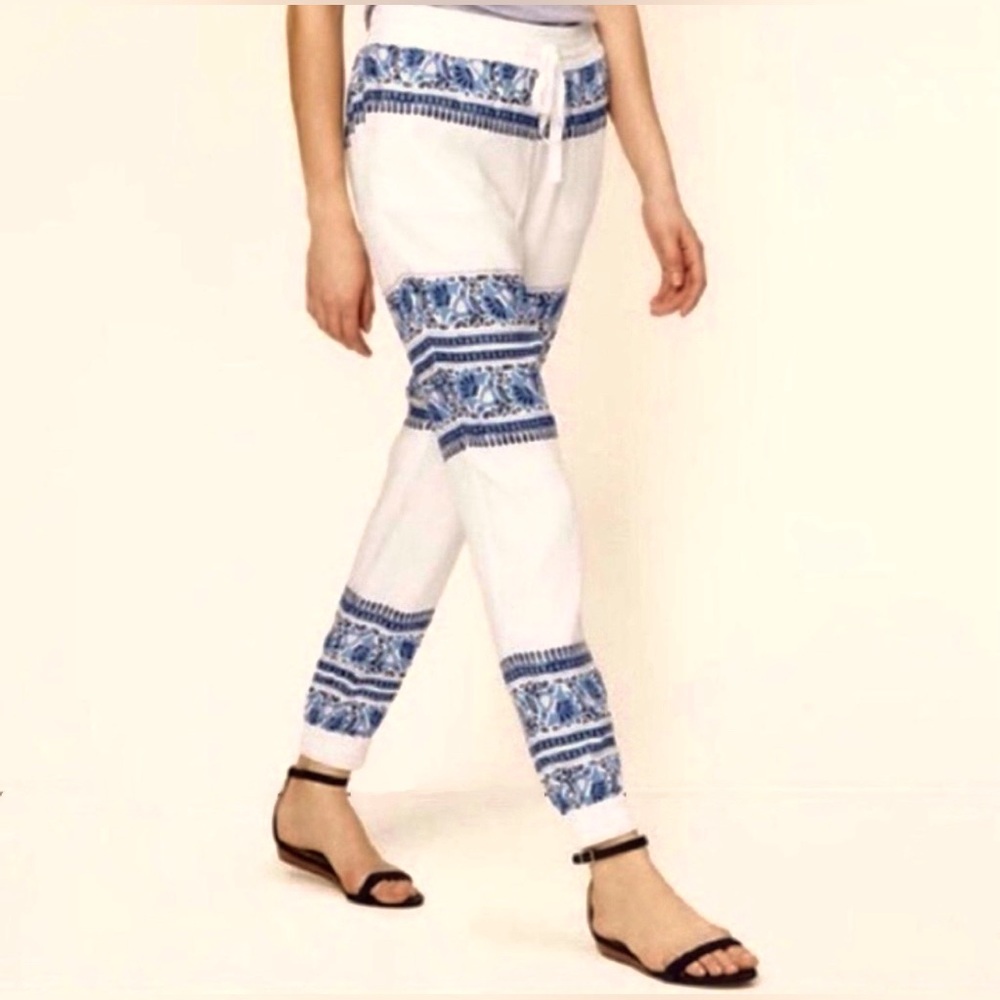 NWT Loft linen blend jogger pant